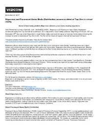 Bigscreen and Paramount Home Media Distribution Announce Debut of Top Gun in Virtual Reality