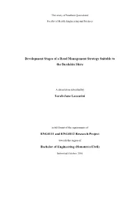 Development Stages of a Road Management Strategy Suitable to the Burdekin Shire