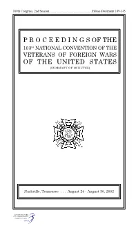 P R O C E E D I N G S of the of the United States