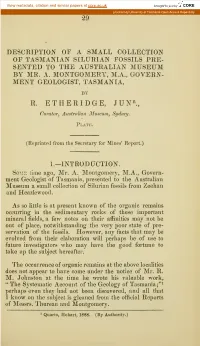 Papers and Proceedings of the Royal Society of Tasmania