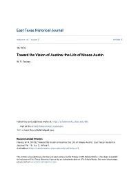 The Life of Moses Austin
