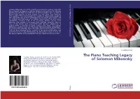 The-Piano-Teaching-Legacy-Of-Solomon-Mikowsky.Pdf