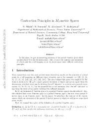 Contraction Principles in $ M S $-Metric Spaces