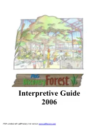 Discovery Forest Interpretive Guide