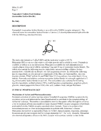 Memantine Hydrochloride)