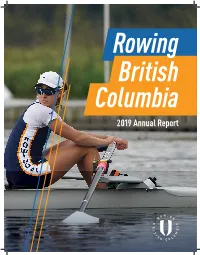 2019 Rowing BC Annual Report