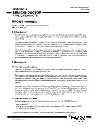 MPC555 Interrupts by John Dunlop, Josef Fuchs, and Steve Mihalik Rev
