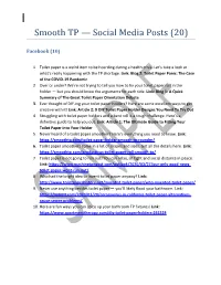 Smooth TP — Social Media Posts