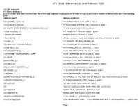 475 Ethics Ordinance List As of February 2020