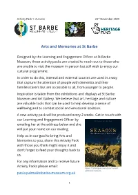Activity Pack 1 – the Autumn
