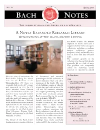 Bach Notes No. 14