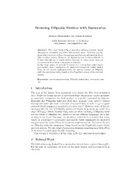 Browsing Dbpedia Entities with Summaries
