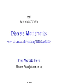 Discrete Mathematics