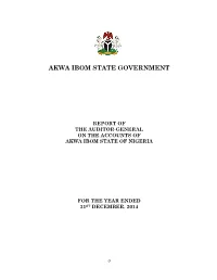 Financial Statement for 2014