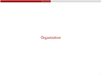 Lecture 01.1: Organization & Introduction
