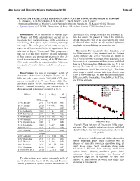 MAGNITUDE PHASE ANGLE DEPENDENCES of JUPITER TROJANS and HILDA ASTEROIDS IG Slyusarev1, VG Shevchenko1, in Belskaya1,2