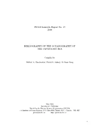 PICES Scientific Report No. 13 2000 BIBLIOGRAPHY of THE