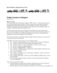 Public Transit in Arlington by Scott Smith
