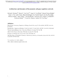 Architecture and Dynamics of the Jasmonic Acid Gene Regulatory Network