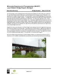 Bridge Report- Abridged