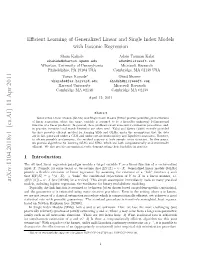 Efficient Learning of Generalized Linear and Single Index Models with Isotonic Regression