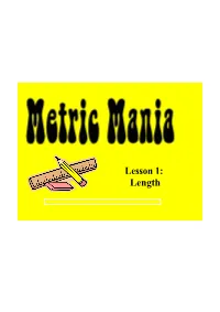 Lesson 1: Length English Vs