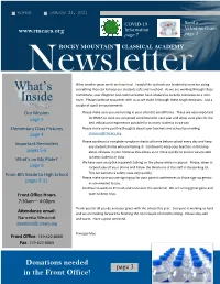 Weekly Newsletter