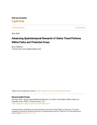 Advancing Spatiotemporal Research of Visitor Travel Patterns Within Parks and Protected Areas