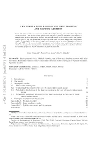 Arxiv:2102.06287V2 [Math.PR] 19 Feb 2021