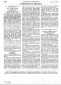 Extensions of Remarks