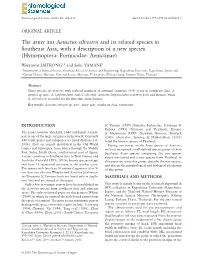 The Army Ant Aenictus Silvestrii and Its Related Species in Southeast Asia, with a Description of a New Species