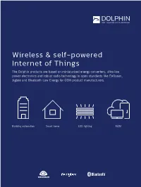 Wireless & Self-Powered Internet of Things