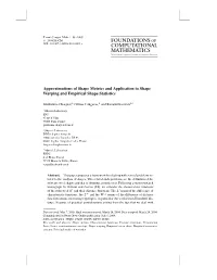 Foundationsof Computational Mathematics