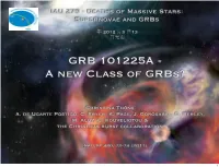 GRB 101225A - a New Class of Grbs?