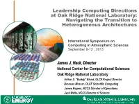 Leadership Computing Directions at Oak Ridge National Laboratory: Navigating the Transition to Heterogeneous Architectures