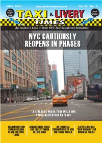 Nyc Cautiously Reopens in Phases