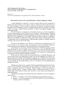 (Ruthenian Or Rusyn) Language in Poland Lemkos