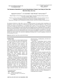 The Potential of Butterflies in Tourism Diversification Product: Case Study at Coban Rais Waterfall, Batu, East Java