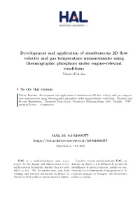 Development and Application of Simultaneous 2D Flow Velocity And
