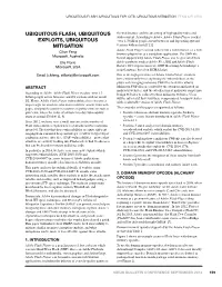 Here the Value of a Flash Zero-Day Vulnerability • Section 2 Discusses Domain Memory Opcode (Alchemy Starts at Around $70,000 [2, 3]