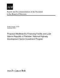 National Highway Development Sector Investment Program