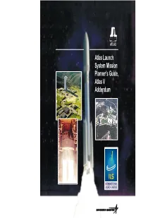 Atlas Launch System Mission Planner's Guide, Atlas V Addendum