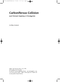 Carboniferous Collision Josef Herman’S Epiphany in Ystradgynlais