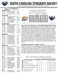 South Carolina Stingrays Hockey 3300 W