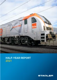 Half-Year Report 2021 Half-Year Results 2020 at a Glance