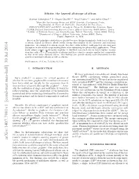 Silicite: the Layered Allotrope of Silicon