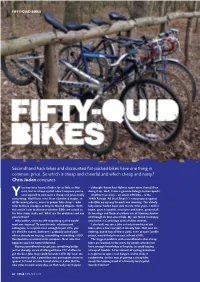 Secondhand Hack Bikes and Discounted Flat-Packed Bikes Have One Thing in Common: Price
