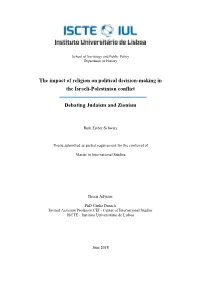 The Impact of Religion on Political Decision-Making in the Israeli-Palestinian Conflict