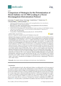 Comparison of Strategies for the Determination of Sterol Sulfates Via GC-MS Leading to a Novel Deconjugation-Derivatization Protocol