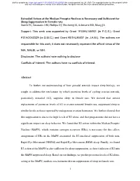 Estradiol Action at the Median Preoptic Nucleus Is Necessary And